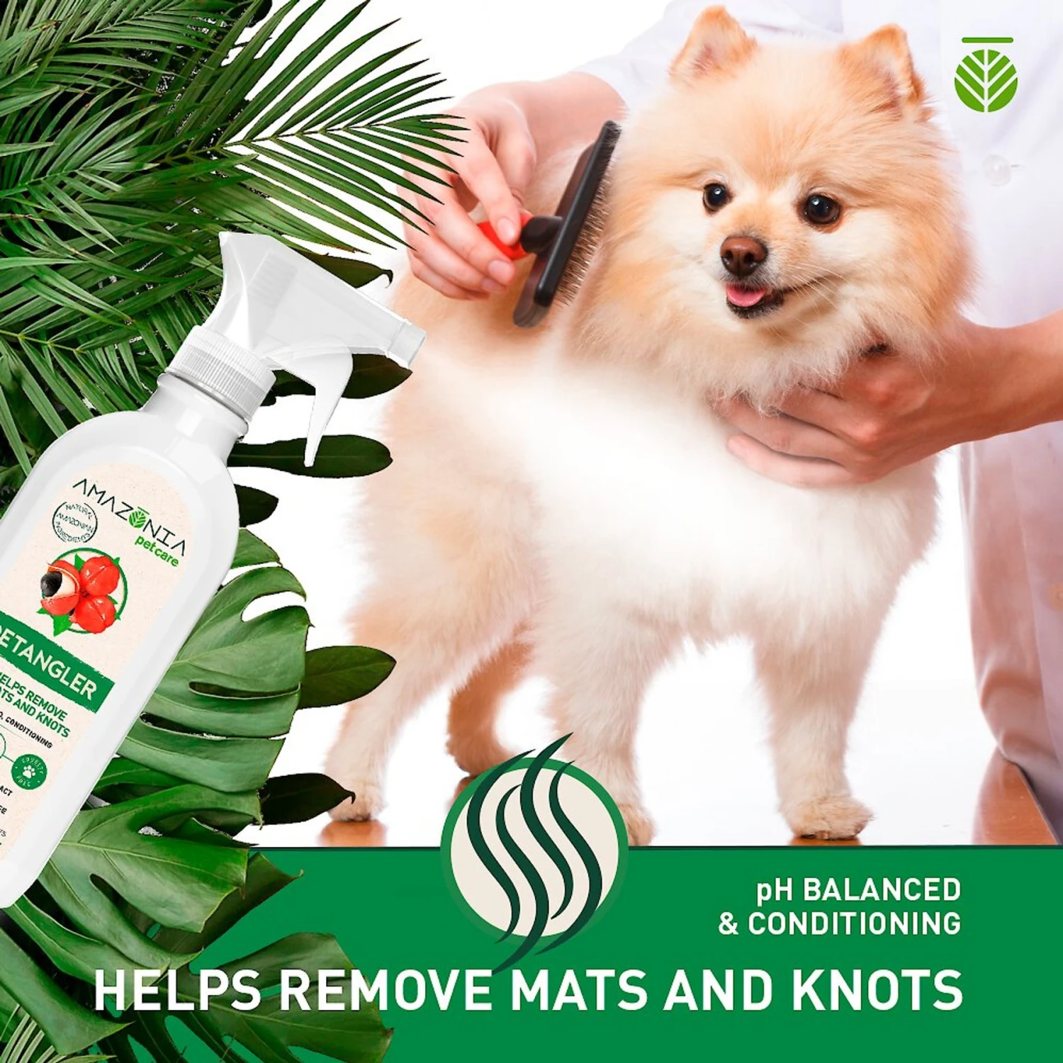 Amazonia Guarana Extract Dog & Cat Detangler, 16.9-oz Bottle 5 Amazonia Guarana Extract Dog & Cat Detangler, 16.9-oz Bottle - Image 3