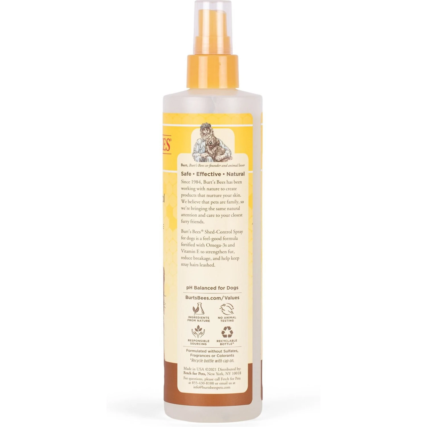 Burt's Bees Shed Control Dog Spray, 10-oz Bottle 6 Burt's Bees Shed Control Dog Spray, 10-oz Bottle - Image 4