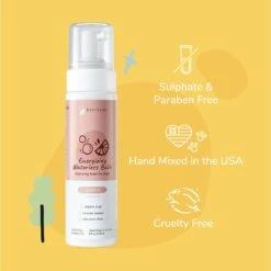 Kin+kind Energizing Waterless Bath Grapefruit Dog Spray, 8-oz Bottle -Snuggle Paws 309197 PT2. AC SS1800 V1624315732