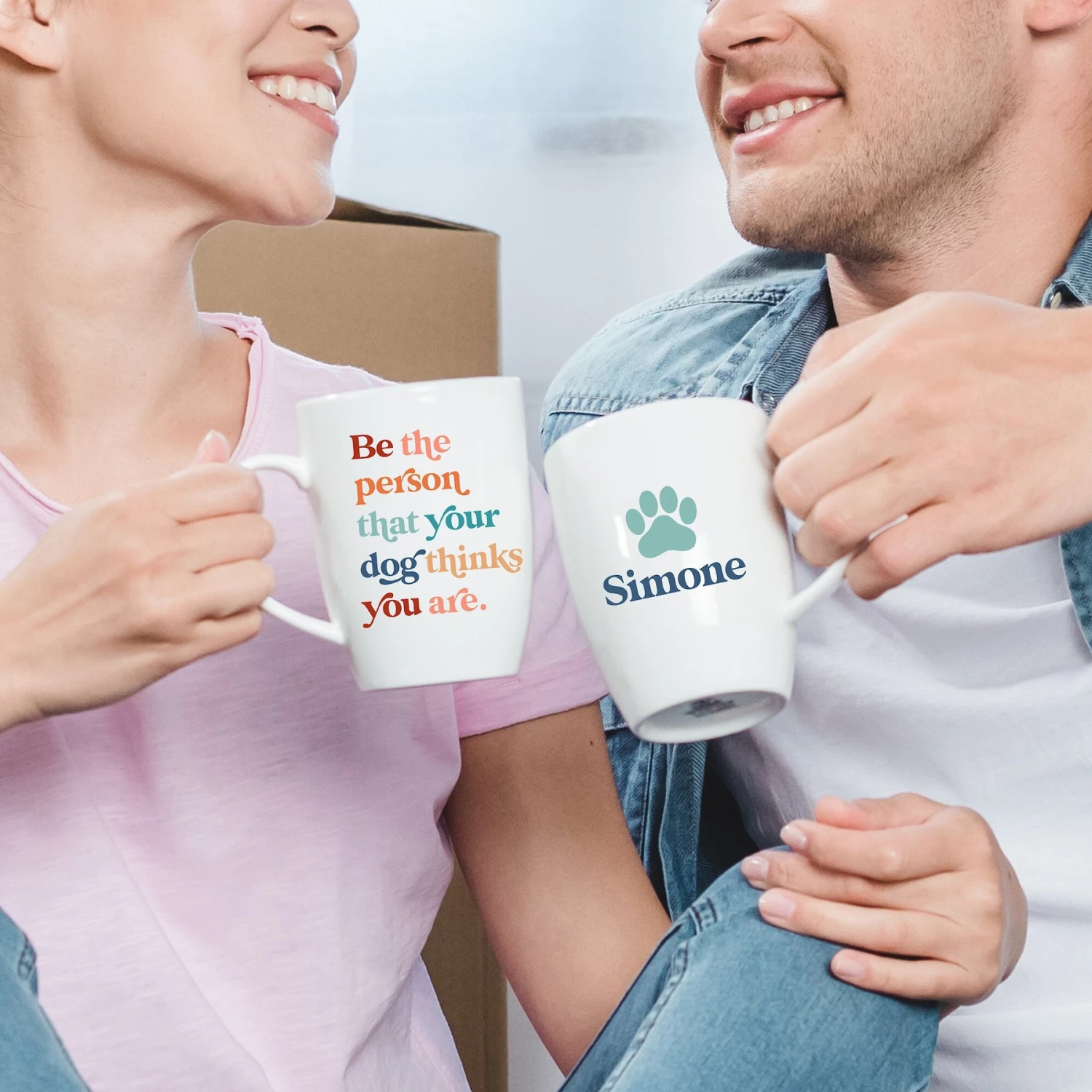 904 Custom Personalized Be The Person Your Dog Thinks You Are Double Sided Coffee Mug, 11-oz 4 904 Custom Personalized Be The Person Your Dog Thinks You Are Double Sided Coffee Mug, 11-oz - Image 2