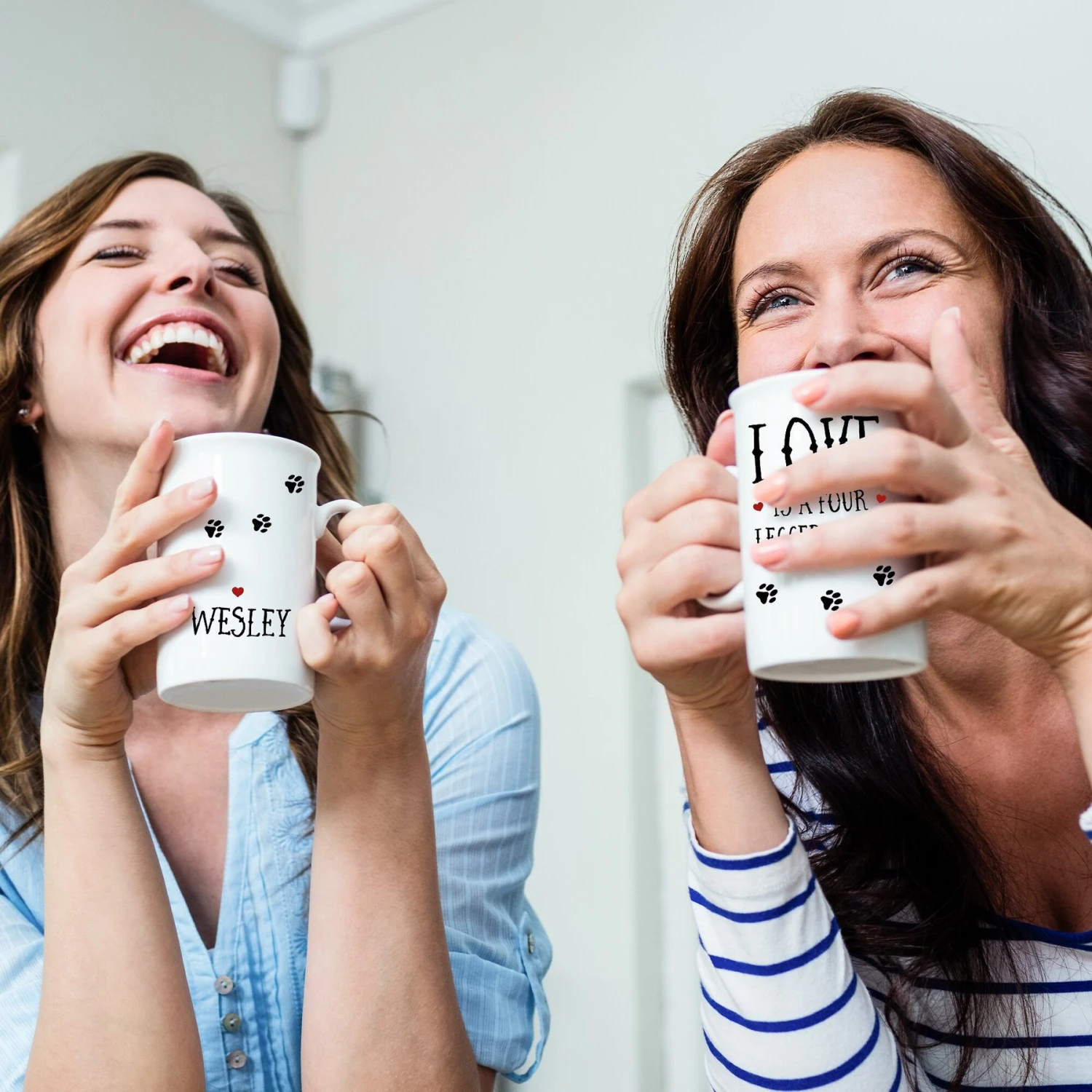 904 Custom Personalized Love Is A Four Legged Word Double Sided Coffee Mug, 11-oz 5 904 Custom Personalized Love Is A Four Legged Word Double Sided Coffee Mug, 11-oz - Image 3