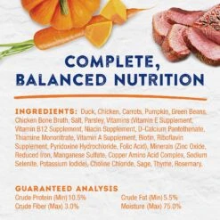 Natural Balance Platefulls Savory Duck & Pumpkin Recipe Wet Dog Food -Snuggle Paws 316435 PT5. AC SS1800 V1627599374