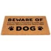 BirdRock Home Beware Of Dog' Coir Doormat -Snuggle Paws 318101 MAIN. AC SS1800 V1635780447