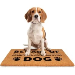 BirdRock Home Beware Of Dog' Coir Doormat -Snuggle Paws 318101 PT3. AC SS1800 V1635782201