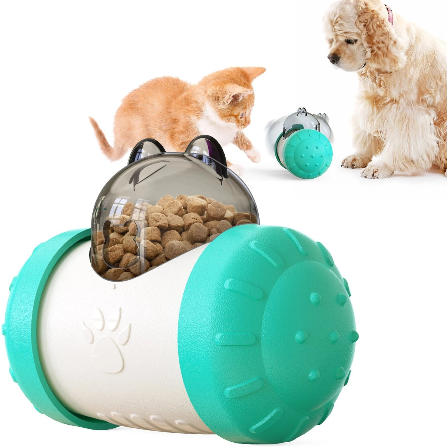 Hanamya Interactive Balanced Rotating Dispensing Dog & Cat Toy 3 Hanamya Interactive Balanced Rotating Dispensing Dog & Cat Toy