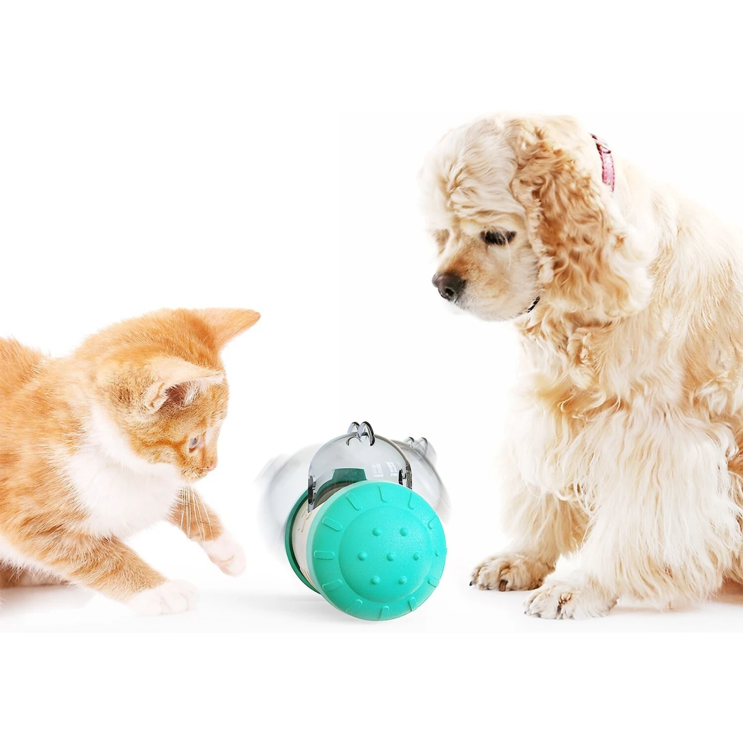Hanamya Interactive Balanced Rotating Dispensing Dog & Cat Toy 7 Hanamya Interactive Balanced Rotating Dispensing Dog & Cat Toy - Image 5