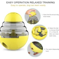 Hanamya Interactive Food/Treats Dispensing Dog Toy -Snuggle Paws 318128 PT4. AC SS1800 V1703881074