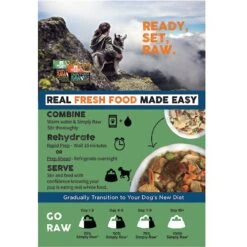 Nature's Diet Fresh Beef Simply Raw Freeze-Dried Dog Food, 3-lb Bag -Snuggle Paws 318131 PT6. AC SS1800 V1628808112