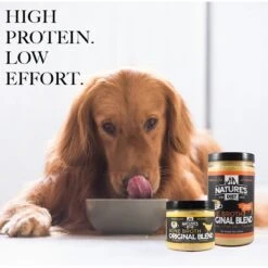 Nature's Diet Original Blend Chicken Bone Broth Dry Dog & Cat Food Topping, 16-oz Jar -Snuggle Paws 318137 PT7. AC SS1800 V1628803041