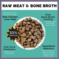 Nature's Diet Raw Coated Kibble Raw Chicken Liver & Bone Broth Coating Freeze-Dried Dog Food, 5-lb Bag 12 Nature's Diet Raw Coated Kibble Raw Chicken Liver & Bone Broth Coating Freeze-Dried Dog Food, 5-lb Bag -Snuggle Paws 318143 PT2. AC SS1800 V1628803959