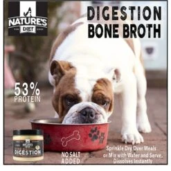 Nature's Diet Digestion Bone Broth Dry Dog & Cat Food Topping, 6-oz Jar 11 Nature's Diet Digestion Bone Broth Dry Dog & Cat Food Topping, 6-oz Jar -Snuggle Paws 318151 PT1. AC SS1800 V1628806367