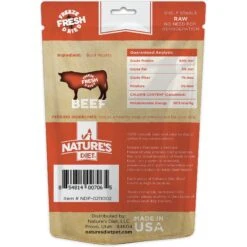 Nature's Diet Beef Heart Raw Freeze-Dried Dog Treats, 4-oz Pouch 11 Nature's Diet Beef Heart Raw Freeze-Dried Dog Treats, 4-oz Pouch -Snuggle Paws 318155 PT1. AC SS1800 V1628804869