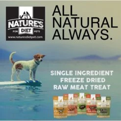 Nature's Diet Beef Heart Raw Freeze-Dried Dog Treats, 4-oz Pouch 17 Nature's Diet Beef Heart Raw Freeze-Dried Dog Treats, 4-oz Pouch -Snuggle Paws 318155 PT7. AC SS1800 V1628806083
