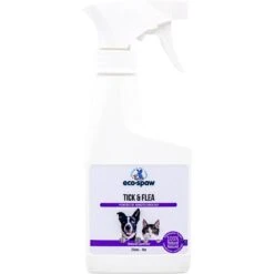 EcoSpaw Lavender Scented Flea & Tick Dog Spray, 8-oz Bottle