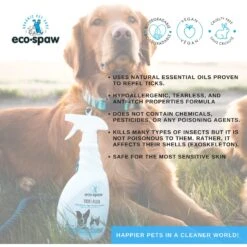 EcoSpaw Lavender Scented Flea & Tick Dog Spray, 8-oz Bottle 10 EcoSpaw Lavender Scented Flea & Tick Dog Spray, 8-oz Bottle -Snuggle Paws 321811 PT2. AC SS1800 V1632820907
