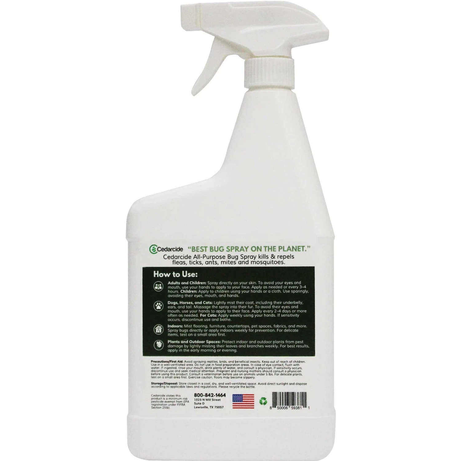 Cedarcide Cedarwood All-Purpose Dog & Cat Bug Spray 4 Cedarcide Cedarwood All-Purpose Dog & Cat Bug Spray - Image 2