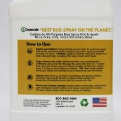 Cedarcide Lemongrass All-Purpose Dog & Cat Bug Spray -Snuggle Paws 322604 PT3. AC SS1800 V1631781410