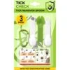 TickCheck Remover Spoon With Tick ID Card, 3-pack -Snuggle Paws 325737 MAIN. AC SS1800 V1651529196