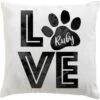 Custom Personalization Solutions Love My Pooch Personalized Throw Pillow -Snuggle Paws 326741 MAIN. AC SS1800 V1632422474