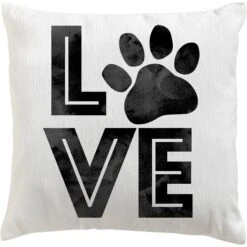 Custom Personalization Solutions Love My Pooch Personalized Throw Pillow 9 Custom Personalization Solutions Love My Pooch Personalized Throw Pillow -Snuggle Paws 326741 PT4. AC SS1800 V1632419181