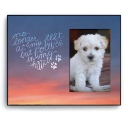 Custom Personalization Solutions Forever In My Heart Personalized Dog Frame -Snuggle Paws 326743 PT4. AC SS1800 V1632417390