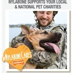 Nylabone Strong MAX Chew Cone Stuffable Chew Toy For Dogs MAX Rubber Stuffable Cone Beef Max -Snuggle Paws 329491 PT6. AC SS1800 V1696516044