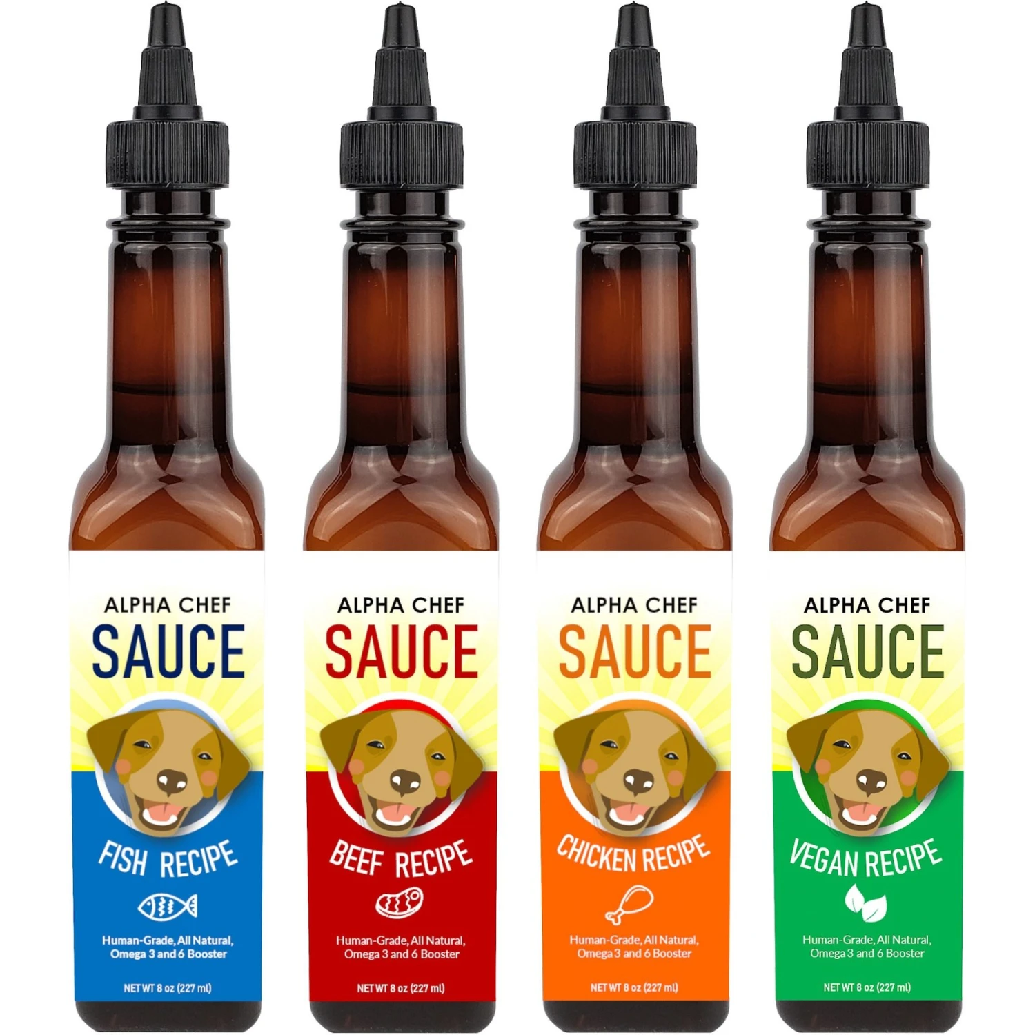 Alpha Chef SAUCE Chicken Recipe Dog & Cat Food Topper, 8-oz Bottle 6 Alpha Chef SAUCE Chicken Recipe Dog & Cat Food Topper, 8-oz Bottle - Image 4