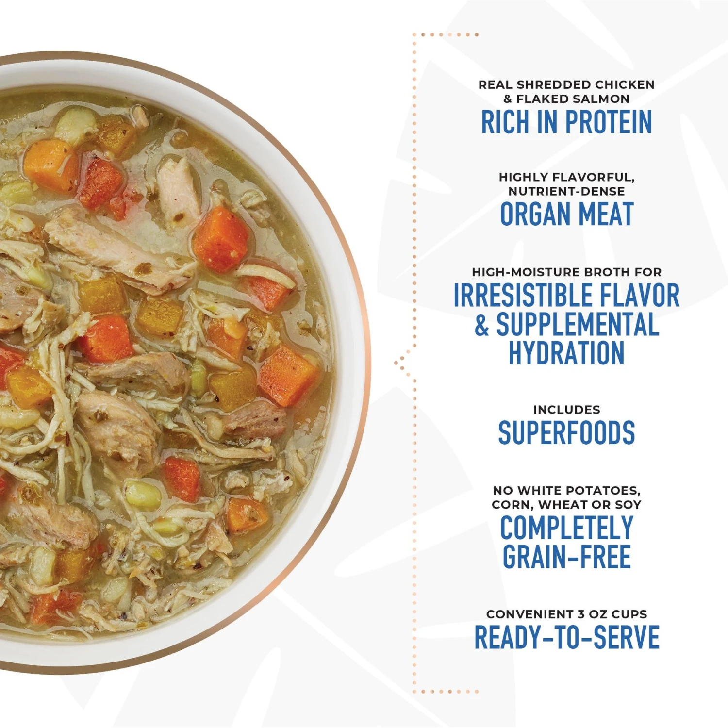 Tiki Dog Aloha Petites Chicken & Salmon Recipe In Chicken Broth Wet Dog Food, 3-oz Cup, Case Of 4 7 Tiki Dog Aloha Petites Chicken & Salmon Recipe In Chicken Broth Wet Dog Food, 3-oz Cup, Case Of 4 - Image 5