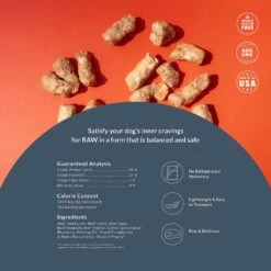 Flourish Beef Topper Freeze-Dried Dog Food -Snuggle Paws 338355 PT3. AC SS1800 V1636476678