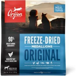ORIJEN Original Grain-Free Dry Dog Food & ORIJEN Original Grain-Free Freeze-Dried Dog Food & Topper -Snuggle Paws 338701 PT5. AC SS1800 V1684416763