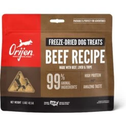 ORIJEN Small Breed Grain-Free Dry Dog Food & ORIJEN Ranch-Raised Beef Formula Grain-Free Freeze-Dried Dog Treats -Snuggle Paws 338707 PT6. AC SS1800 V1684492189