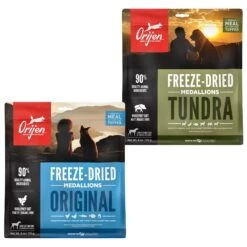 ORIJEN Original Grain-Free Freeze-Dried Dog Food & Topper & ORIJEN Tundra Grain-Free Freeze-Dried Dog Food & Topper