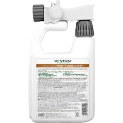 Vet's Best Advanced Strength Flea & Tick Dog Shampoo & Vet's Best Flea + Tick Yard & Kennel Spray For Dogs -Snuggle Paws 338735 PT6. AC SS1800 V1635896648