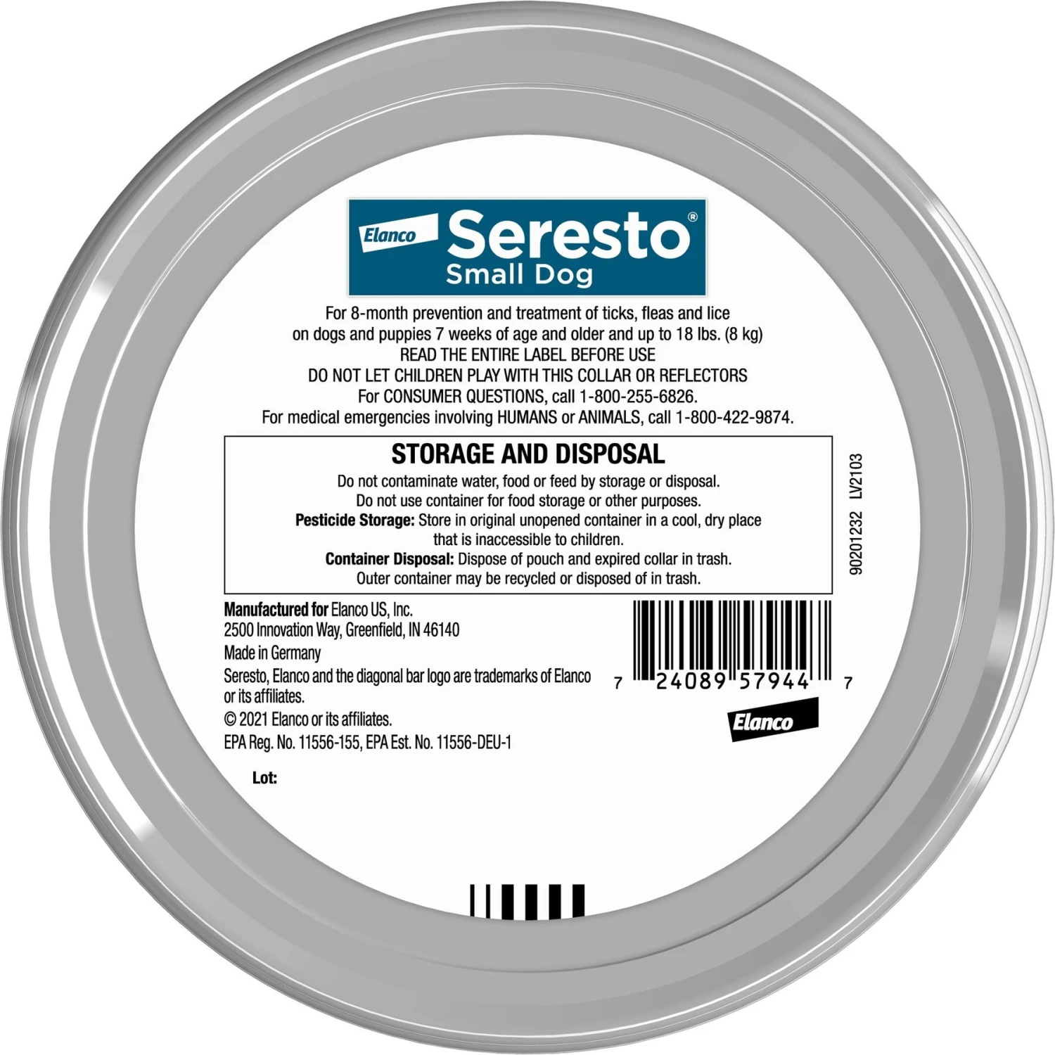Seresto Flea & Tick Collar For Dogs, Over 18 Lbs & Seresto Flea & Tick Collar For Dogs, Up To 18 Lbs 4 Seresto Flea & Tick Collar For Dogs, Over 18 Lbs & Seresto Flea & Tick Collar For Dogs, Up To 18 Lbs - Image 2