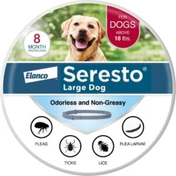 Seresto Flea & Tick Collar For Dogs, Over 18 Lbs & Seresto Flea & Tick Collar For Dogs, Up To 18 Lbs 15 Seresto Flea & Tick Collar For Dogs, Over 18 Lbs & Seresto Flea & Tick Collar For Dogs, Up To 18 Lbs -Snuggle Paws 338816 PT4. AC SS1800 V1661273432