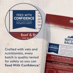 Natural Balance Limited Ingredient Freeze-Dried Beef & Brown Rice Recipe Dry Dog Food -Snuggle Paws 345528 PT8. AC SS1800 V1640646125