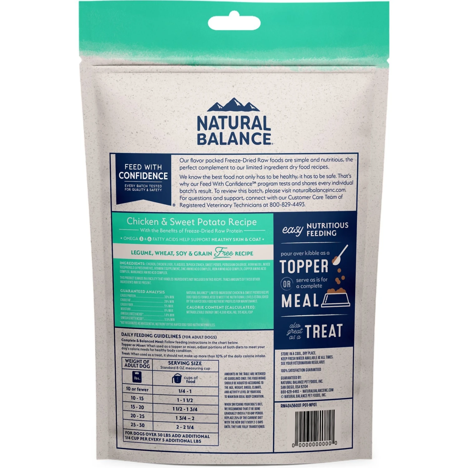 Natural Balance Limited Ingredient Freeze-Dried Chicken & Sweet Potato Recipe Dog Dry Food 4 Natural Balance Limited Ingredient Freeze-Dried Chicken & Sweet Potato Recipe Dog Dry Food - Image 2