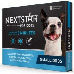 NextStar Flea & Tick Spot Treatment For Small Dogs, 5-22 Lbs