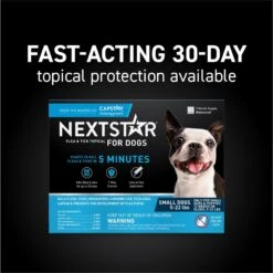 NextStar Flea & Tick Spot Treatment For Small Dogs, 5-22 Lbs -Snuggle Paws 346069 PT2. AC SS1800 V1645206104