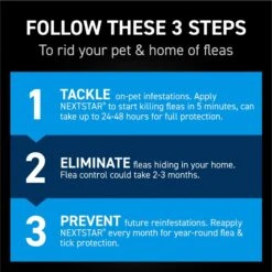 NextStar Flea & Tick Spot Treatment For Small Dogs, 5-22 Lbs -Snuggle Paws 346069 PT6. AC SS1800 V1644005310