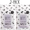 Rae Dunn WIPE. Aloe & Vitamin E Lavender Mint Scent Dog Wipes, 150 Count, 2 Pack -Snuggle Paws 349323 MAIN. AC SS1800 V1642467384