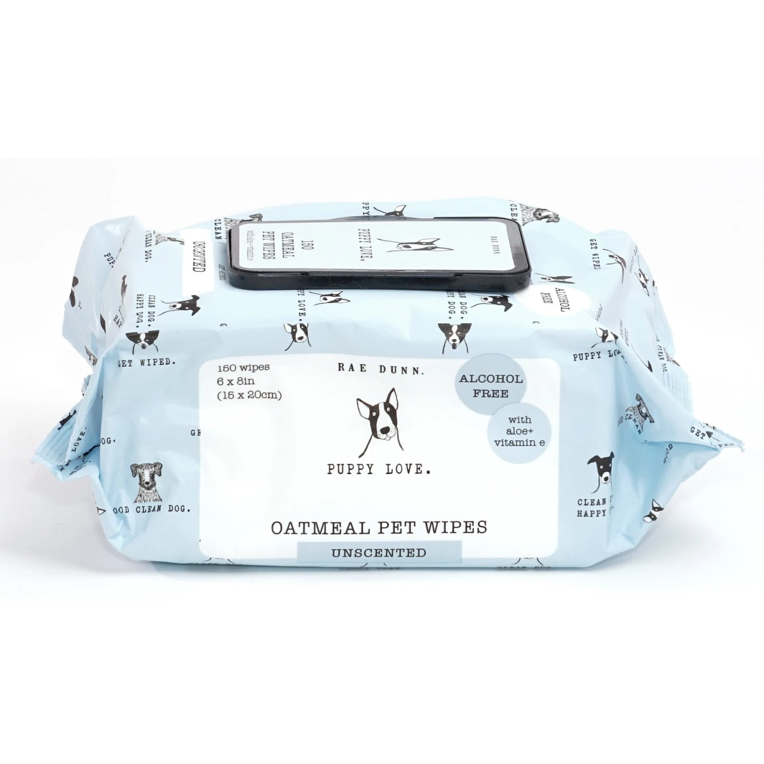 Rae Dunn Puppy Love. Dog Wipes, 150 Count, 2 Pack 5 Rae Dunn Puppy Love. Dog Wipes, 150 Count, 2 Pack - Image 3