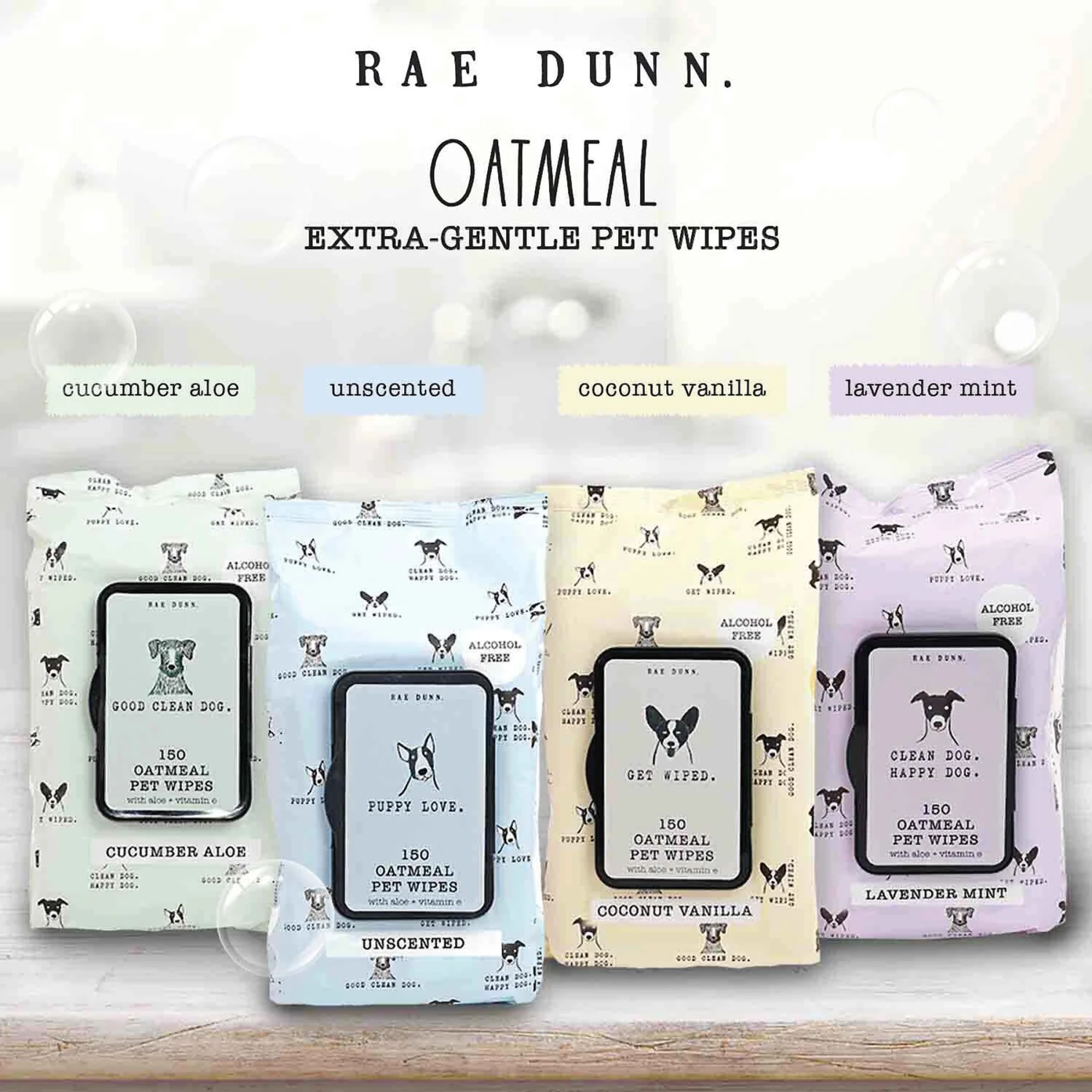 Rae Dunn Puppy Love. Dog Wipes, 150 Count, 2 Pack 8 Rae Dunn Puppy Love. Dog Wipes, 150 Count, 2 Pack - Image 6