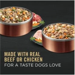 Purina Pro Plan Complete Essentials Variety Pack Beef & Vegetable & Chicken & Vegetable Entrée Slices In Gravy Wet Dog Food, 13-oz Can, Case Of 12 -Snuggle Paws 352989 PT2. AC SS1800 V1671814800