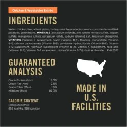 Purina Pro Plan Complete Essentials Variety Pack Beef & Vegetable & Chicken & Vegetable Entrée Slices In Gravy Wet Dog Food, 13-oz Can, Case Of 12 -Snuggle Paws 352989 PT5. AC SS1800 V1671814740