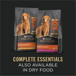 Purina Pro Plan Complete Essentials Variety Pack Beef & Vegetable & Chicken & Vegetable Entrée Slices In Gravy Wet Dog Food, 13-oz Can, Case Of 12 -Snuggle Paws 352989 PT7. AC SS1800 V1671815228