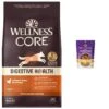 Wellness CORE Digestive Health Wholesome Grains Chicken & Brown Rice Recipe Dry Dog Food & Wellness CORE Bowl Boosters Digestive Health Dry Dog Food Topper, 4-oz Bag 1 Wellness CORE Digestive Health Wholesome Grains Chicken & Brown Rice Recipe Dry Dog Food & Wellness CORE Bowl Boosters Digestive Health Dry Dog Food Topper, 4-oz Bag -Snuggle Paws 353436 MAIN. AC SS1800 V1703195469