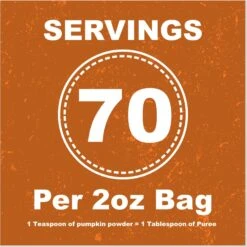 Whole Life Natural Solutions Pumpkin Powder Dog & Cat Freeze-Dried Treats, 2-oz Bag -Snuggle Paws 354099 PT5. AC SS1800 V1673988233