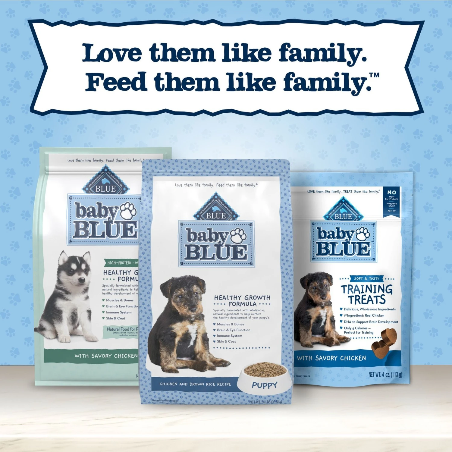 Blue Buffalo Baby Blue Healthy Growth Formula Natural Chicken & Brown Rice Recipe Puppy Dry Food 11 Blue Buffalo Baby Blue Healthy Growth Formula Natural Chicken & Brown Rice Recipe Puppy Dry Food - Image 9