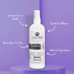 Lillian Ruff Waterless Lavender Dog & Cat Shampoo, 16-oz Bottle -Snuggle Paws 354498 PT2. AC SS1800 V1640042837